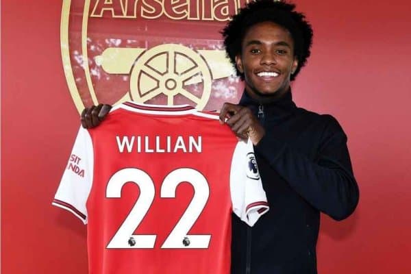 Виллиан "Арсенал"даги илк машғулотларини ўтказди (ФОТО)