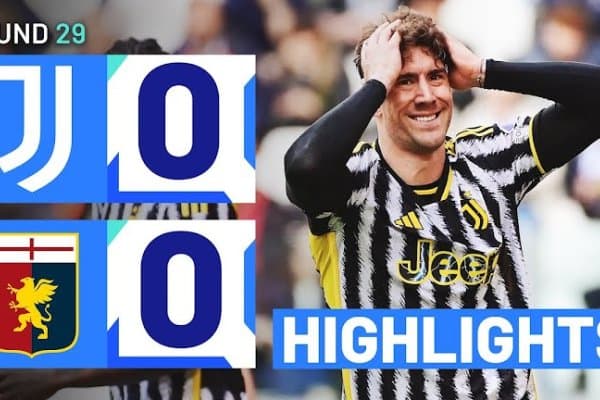 "Ювентус" ўз майдонида "Женоа" билан дуранг ўйнади (видео)