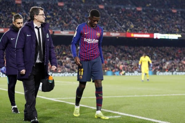 Усмон Дембеле яна жароҳат олди