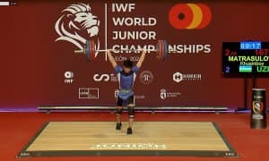 Оғир атлетика. Ҳусинбой Матрасулов жаҳон чемпионатининг кумуш медалига сазовор бўлди!