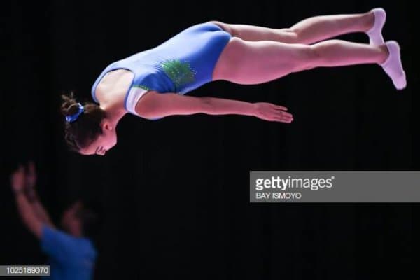 Трамполин: Фарангиз Рўзиева 5-ўринда