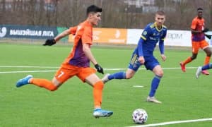 Яхшибоев Беларусь чемпионатининг энг зўр футболчиси унвонига даъвогар