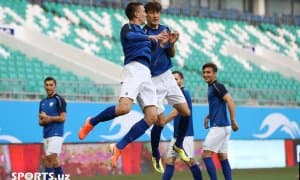 Ўзбекистон терма жамоаси КХДРга қарши ўйин олдидан машғулот ўтказди (фоторепортаж)