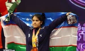 Оғир атлетика. Полвонназирова медаллар "почин"ини бошлаб берган баҳслардан фотогалерея 