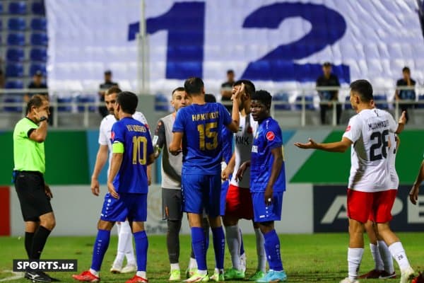 "Қизилқум" Тошкентда "Бунёдкор"ни мағлуб этган беллашувдан фотогалерея