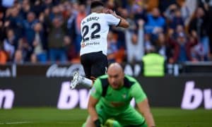 Ла Лига. "Валенсия" ўз майдонида "Эйбар"ни енгди ва 6-ўринга кўтарилиб олди