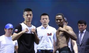 Шоҳжаҳон Эргашев - Женго Салиму: Жанг олдидан вазн ўлчаш ва "face to face" маросими бўлиб ўтди