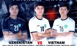 U20 Ўзбекистон терма жамоасининг Вьетнамга қарши учрашувини ЖОНЛИ ЭФИРда томоша қилинг
