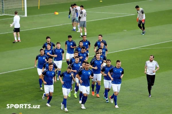 Ўзбекистон миллий  терма жамоаси Сурияга қарши ўйин олдидан машғулот ўтказди (фоторепортаж)