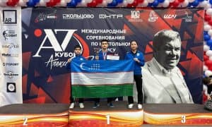 Шохрух Искандаров стал победителем международного турнира о настольному теннису