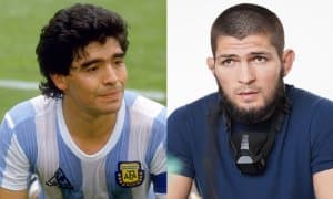 Ҳабиб Нурмагомедов Диего Марадонанинг хотирасига ҳурмат бажо келтирди