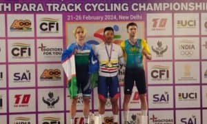 На ЧА по велотреку Никита Светков завоевал серебро