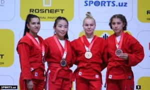 Самбо. Иккинчи кунда Ўзбекистон терма жамоаси 11 та медални қўлга киритди