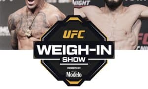 UFC 280 турнирининг расмий вазн ўлчаш маросими натижалари (видео)