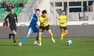 FC Neftchi scored five goals in an international match