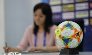 ОЧЛ. "Ал Райян" бош мураббийи иштирокидаги матбуот анжуманидан фоторепортаж