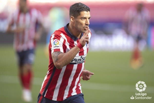 "Атлетико" пешқадамга 6 та гол урди. Суарес дубль қайд этди