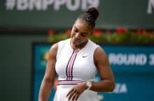 Серена Уильямс жароҳат олганга ўхшайди