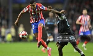 ЕЧЛ. Бир киши кам бўлиб қолган "Атлетико" "Байер" устидан ғалаба қозонди (Видеошарҳ)