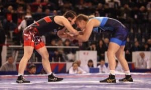 Laylo Sobirova competes for a gold medal at the tournament in Krasnoyarsk