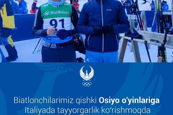 Биатлончиларимиз Италияда тайёргарлик кўрмоқда