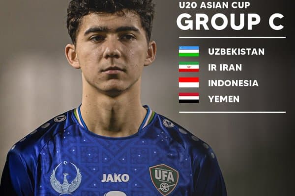 U20  Осиё кубоги. Ўзбекистоннинг гуруҳ босқичидаги ўйинлари тақвими билан танишинг!