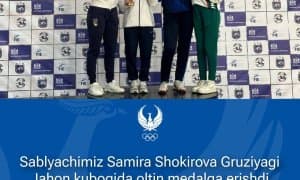 Қиличбозлик. Самира Шокирова Жаҳон кубогида олтин медални қўлга киритди