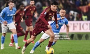 А Серия. Шомуродов асосий таркибда майдонга тушган ўйинда "Рома" мағлубиятдан қутулиб қолди