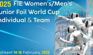 Foil Fencing World Cup stage among youth started in Tashkent.