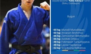 Today 7 judokas of Uzbekistan perform in Azerbaijan