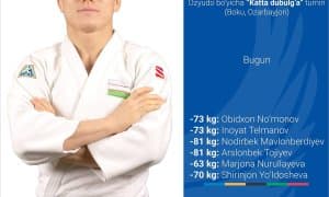 Дзюдо. "Катта дубулға" турнири давом этади