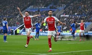 АПЛ. "Арсенал" "Лестер"ни ишончли ҳисобда таслим этди (Видеошарҳ) 