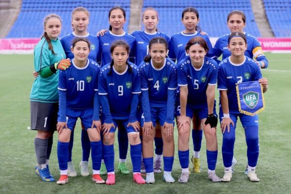 Ўзбекистон U-17 терма жамоаси "CAFA U-17 women’s championship-205" ғолиби