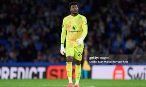 МЮ Онанага ўринбосар сифатида Испаниянинг гранд клуби дарвозабонини кўрмоқда 