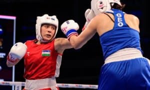 Nigina Uktamova in the first round settled the question of the next stage