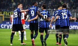 ЕЧЛ. "Интер" ортиқча қийинчиликсиз чорак финалга йўл олди 