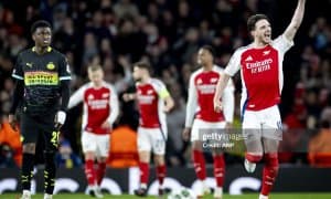 ЕЧЛ. "Арсенал" - ПСВ баҳсида дуранг қайд этилди (Видеошарҳ)