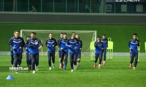 Ўзбекистон терма жамоаси "Жар"да машғулот ўтказди (Фотогалерея)