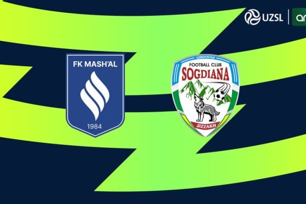 Суперлига. "Машъал" - "Сўғдиёна" баҳсидан онлайн ҳисоб