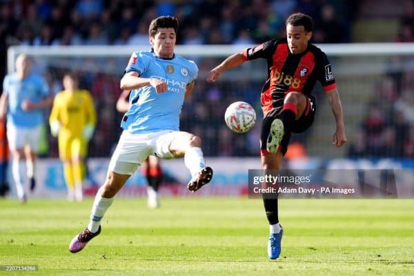 Англия кубоги. "Сити" камбэк эвазига "Борнмут"ни таслим этиб, ярим финалга йўл олди. Ҳусанов бир тайм ҳаракат қилди