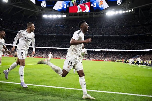 Тчуамени "Реал Мадрид"нинг тарихий голини киритди 