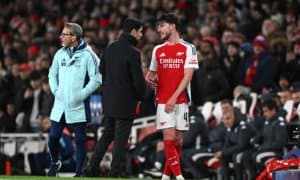 Артета бўлиб ўтган учрашувда жарима зарбаларидан урилган голларга изоҳ берди