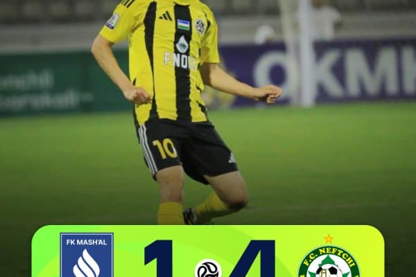 Суперлига. "Нефтчи" меҳмонда йирик ҳисобда ғалаба қозонди