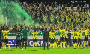 Суперлига. "Нефтчи" "Машъал"ни янчиб ташлаган беллашувдан фотогалерея