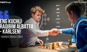 Нодирбек Абдусатторов: "Болаликдан бери дунёда биринчи рақамли шахматчи бўлишни орзу қиламан"