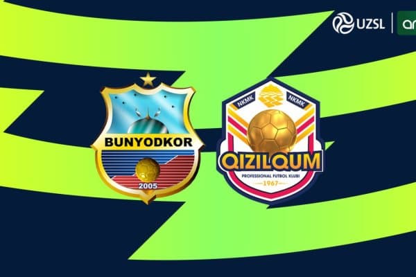Суперлига. "Бунёдкор" - "Қизилқум": Онлайн ҳисоб 