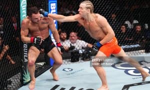 Пэдди Пимблетт Майкл Чендлерни "эзиб ташлади"