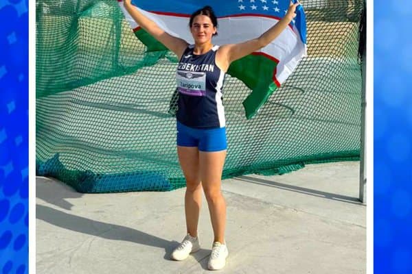 Енгил атлетикачи Зарипова Шаҳрибону Осиё чемпионатида бронза медалини қўлга киритди