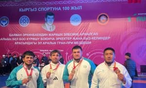 Тўрт паҳлавон Бишкек  турнирни забт этишди!