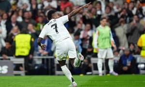 Винисиус Жуниор гол уришда футбол афсонаси Роналдодан ўзиб кетди